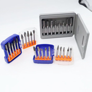 Juego <span class=keywords><strong>de</strong></span> 10 Limas Rotatorias <span class=keywords><strong>de</strong></span> Carburo <span class=keywords><strong>de</strong></span> Tungsteno en Oferta, Diámetro <span class=keywords><strong>de</strong></span> Vástago <span class=keywords><strong>de</strong></span> 1/4 <span class=keywords><strong>de</strong></span> Pulgada (6.35 mm), Fresas para Pulir Metal y Madera, OEM, 3 Años <span class=keywords><strong>de</strong></span> Garantía - Product Image 3
