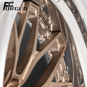 Ruote per auto di lusso <span class=keywords><strong>in</strong></span> alluminio 6061-T6 ruote forgiate profonde Concave personalizzate 5x120 5x114.3 ruote 3 pezzi forgiate 18-24 <span class=keywords><strong>pollici</strong></span> - Product Image 4