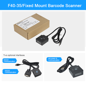 Lecteur de codes OCR MRZ, PDF417, <span class=keywords><strong>QR</strong></span>, codes-barres 2D et 1D EDOO combiné, lecteur de carte d'identité, scanner industriel à montage fixe USB RS232 pour contrôle d'accès - Product Image 4
