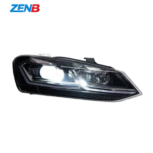 Conjunto de Faros LED para Volkswagen <span class=keywords><strong>Polo</strong></span> 6R <span class=keywords><strong>6C</strong></span> 2011-2018, Forma de L Doble, DRL, Señal de Giro Secuencial - Product Image 4