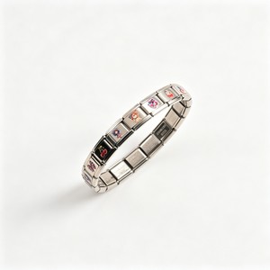 Breloques modulaires italiennes en acier inoxydable, motifs <span class=keywords><strong>animaux</strong></span> mignons, fruits, gâteaux, nœuds, aigle, interchangeables pour <span class=keywords><strong>bracelet</strong></span> <span class=keywords><strong>élastique</strong></span> modulaire - Product Image 4
