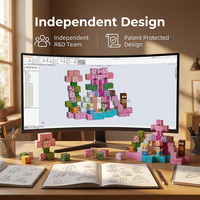 Ensemble de tuiles magnétiques éducatives personnalisées pour le Ramadan, design islamique, blocs de construction STEM, jouet pour enfants, fournisseur en gros, MOQ Cubes