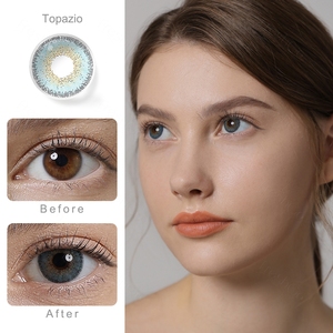 Prix d'usine Freshgo vente en gros de lentilles de contact cosmétiques <span class=keywords><strong>lentille</strong></span> de couleur de 1 an yeux bleus lentilles de contact de couleur naturelle - Product Image 4