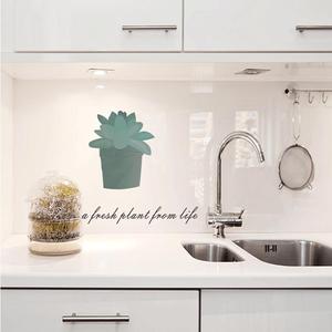 <b>Kitchen</b> Wall Sticker Minimalist Still Life Design <b>Plastic</b> Waterproof For Home Decoration - Product Image 1