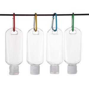 30ml 50ml 100ml PET <strong>Sanitizer</strong> Travel Bottle Keychain Pocket Sized Empty Refillable Pump <strong>Sprayer</strong> Hot Stamping Personal Care - Product Image 1