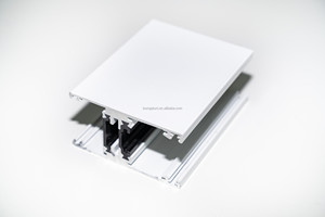 Rotura térmica de aleación <span class=keywords><strong>Al</strong></span>, extrusión de perfiles de aluminio industriales negros, fabricante de puentes rotos para casa, aluminio metálico personalizado - Product Image 2