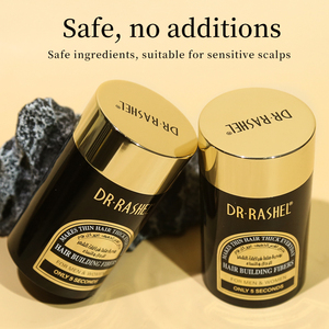 RASHEL博士22g天然黑色深棕色头发构建纤维 - Product Image 2