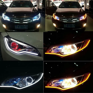 ไฟหน้ารถกันน้ำ30ซม. 45ซม. 60ซม. สีขาวสีแดงสีเหลืองสีน้ำเงินสวิตช์ไฟ DRL ชุดไฟกลางวัน - Product Image 6