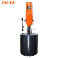 Taladro de corona de diamante de precisión OEM al por mayor de 355 mm y 4680 W, máquina perforadora de hormigón de alta torsión de velocidad única con soporte angular