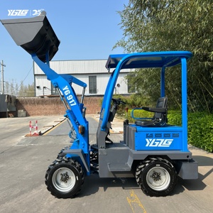 Chargeuse sur pneus électrique en promotion, capacité 500 kg, batterie au lithium pour projets de jardinage, d'agriculture et de construction - Product Image 2