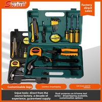 Vente directe d'usine - Ensemble de boîtes à outils en acier au manganèse - Trousse à outils combinée pour voiture et maison, comprenant des pinces, des clés, des tournevis