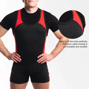 Newly Design High Elastic Powerlifting Singlete One-piece Training Workout Singlet Home Gym Fitness Singletes For Men