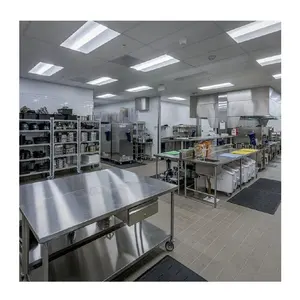 Commercial Kitchen Equipment One-stop Purchase Service Luxury Restaurant Kitchen Design