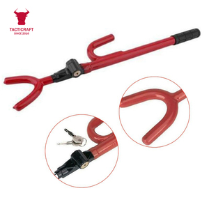 ล็อคพวงมาลัยรถยนต์รูปตัวยูป้องกันการโจรกรรม - สายเคเบิลหนาพิเศษ ป้องกันการเลาะ ป้องกันการตัด ตัวล็อคเข็มขัดนิรภัยเพื่อความปลอดภัยที่ยิ่งขึ้น - Product Image 1