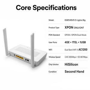 Módem Óptico Wifi5 de Doble Banda en Oferta, EG8145V5, Chipset de 5 LED, Equipo de Fibra Óptica - Product Image 6