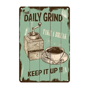 Letrero Metálico Vintage de Café, Placa Decorativa Retro para Pared, Pósteres para Cocina, Bar, Pub, Cafetería, Decoración de Hierro Pintado - Product Image 3