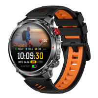Reloj Inteligente HT45 2026 con Linterna, Pantalla de 1.7 Pulgadas, Resistente al Agua IP68, Monitor de Actividad Física, Reloj Deportivo para Hombre