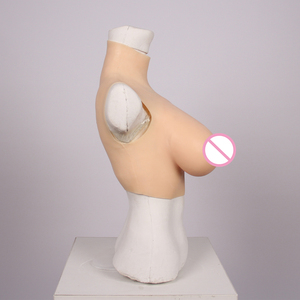 Seksi sürükle Queens & transvestisti için kostüm aksesuarı meme formları silikon Texture doku yetişkin seks oyuncak 87cm büstü - Product Image 5