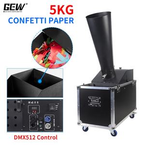 GEVV Grande DMX512 CO2 Confete Equipamento de Palco Grande Máquina de Confete CO2 com Flightcase Soprador de Confete - Product Image 3
