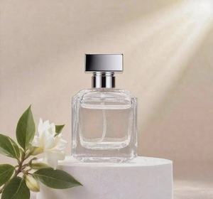 Small <strong>Red</strong> <strong>Perfume</strong> Bottles with Caps Fashion Design Square <strong>Perfume</strong> Bottle with Metal Cap 50ml for Women and Men <strong>Perfume</strong> - Product Image 5