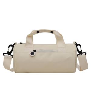 Sac de sport cylindrique pour hommes, en tissu Oxford, 20-35L, fourre-tout de voyage, bandoulière, couleur unie, printemps 2023 - Product Image 1