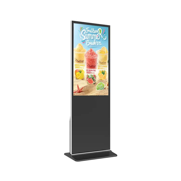 32/43/49/55 дюймов цифровая вывеска smart kiosk рекламный дисплей Воспроизведение музыки напольная стойка ЖК сенсорный экран рекламный дисплей