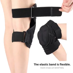 Bantalan pelindung lutut untuk merangkak, bersepeda luar ruangan Roller Skating basket kebugaran alat pelindung anti-tabrakan EVA bantalan lutut siku untuk merangkak - Product Image 3