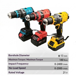 <span class=keywords><strong>Taladro</strong></span> <span class=keywords><strong>Atornillador</strong></span> Inalámbrico Profesional de 21V, 2 Velocidades, Herramienta Eléctrica (Compatible con Baterías Makita/DeWalt/<span class=keywords><strong>Milwaukee</strong></span>) - Product Image 2