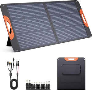 Cargador Solar Portátil Plegable Monocristalino de 100W con Certificación ALECTER, Alta Eficiencia y Ligero para Camping - Product Image 1