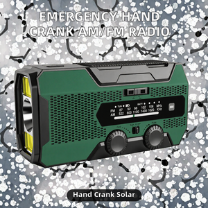AM FM NOAA Wetterradio 10000mAh Batteriebetrieben mit 3-Modus LED-Taschenlampe Handy-Ladegerät Duale Ausgänge SOS - Product Image 6