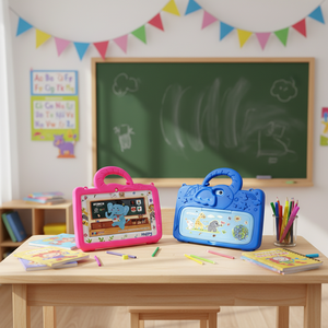 جهاز لوحي جديد للأطفال ATOUCH KT2 Pro بشاشة <span class=keywords><strong>7</strong></span> بوصات مع برنامج تعليمي Iwawa، معالج رباعي النواة بسرعة 1.3 جيجاهرتز، يعمل بنظام أندرويد وواي فاي - Product Image 3