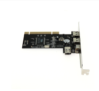 PCI 4 Ports Firewire IEEE 1394 1394A 4/6 broches adaptateur de carte contrôleur 3 ports Firewire carte de Capture vidéo pour disque dur MP3 PDA
