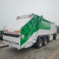 Camion compacteur de déchets à chargement arrière CIMC 20 CBM, camion de collecte de déchets hydraulique, camion de compression des ordures