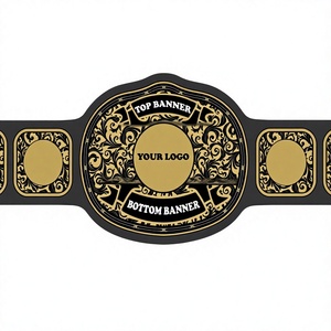 เข็มขัดแชมป์มวยไทยและ MMA แบบสั่งทำพิเศษ ทำด้วยมือจากหนังแท้ - Product Image 1