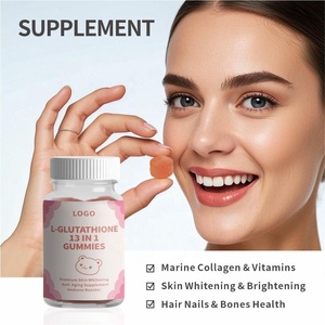 Ispessimento dei <span class=keywords><strong>capelli</strong></span> della pelle sbiancante potenziatore immunitario <span class=keywords><strong>integratori</strong></span> per la salute delle ossa vitamine collagene L-glutatione Gummies 13-in-1 - Product Image 3