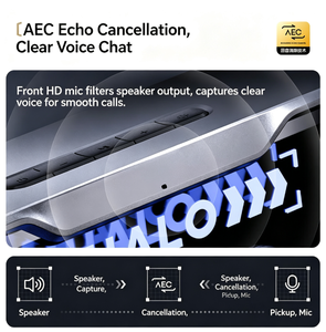 <span class=keywords><strong>EDIFIER</strong></span> Halo Soundbar Max Gaming-Lautsprecher RGB-Beleuchtung 4-Zoll-<span class=keywords><strong>Subwoofer</strong></span> 50Hz BT5.4 USB-Soundkarte AEC-Mikrofon 0,001s Niedrige Latenz PC-Lautsprecher - Product Image 6