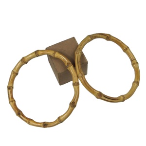Poignée <span class=keywords><strong>de</strong></span> <span class=keywords><strong>sac</strong></span> en bambou <span class=keywords><strong>de</strong></span> couleur naturelle <span class=keywords><strong>de</strong></span> 25 cm pour sacs - Product Image 5