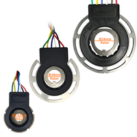 Mini-Absolutwertgeber-Encoder für hohe Temperaturen (150 °C), 12-Bit, passiv, IP69, Flanschmontage für Synchronmotoren, Rotoröffnung 9,52 mm, 2/4/6-polig
