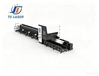 Máquina de Corte Láser CNC Automática de Doble Mandril y Gran Diámetro 6024 para Procesamiento de Acero de Ingeniería