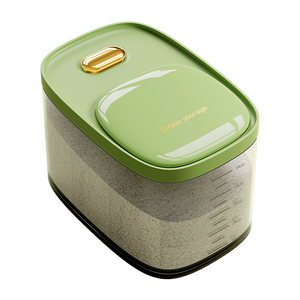 Cereales a prueba <span class=keywords><strong>de</strong></span> humedad Arroz <span class=keywords><strong>Almacenamiento</strong></span> <span class=keywords><strong>de</strong></span> alimentos secos Gran capacidad 5 9 Kg <span class=keywords><strong>Almacenamiento</strong></span> Cubo <span class=keywords><strong>de</strong></span> arroz Dispensador <span class=keywords><strong>de</strong></span> granos con tapa Taza medidora - Product Image 1