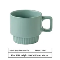 Promotion d'usine, vente en gros, tasse en céramique de style chinois personnalisée avec impression de logo gravé