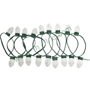 Địa Chỉ Không Thấm Nước 2801 Đầy Đủ Màu Sắc Smd 5050 Rgb Giáng Sinh Trang Trí Led String 12V Ws2811 C9 Pixel