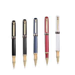 Stylo Roller Métallique Montagut Français, Cadeau d'Entreprise Haut de Gamme pour Bureau, <span class=keywords><strong>Instrument</strong></span> d'Écriture à Prise Lourde - Product Image 5