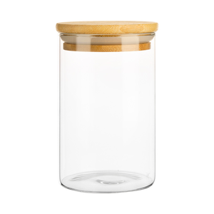 Frasco Cuadrado <span class=keywords><strong>de</strong></span> Vidrio <span class=keywords><strong>de</strong></span> Borosilicato Alto <span class=keywords><strong>con</strong></span> <span class=keywords><strong>Tapa</strong></span> <span class=keywords><strong>de</strong></span> Madera <span class=keywords><strong>de</strong></span> Bambú Estampada en Caliente para Almacenar Bocadillos, Dulces, Galletas o Alimentos - Product Image 5
