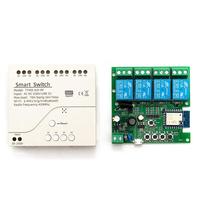 Module de commutation sans fil Wifi Tuya Smart Remote Control 1/2/4CH DC 7-32V 220V Relais Récepteur pour Lampe LED Ventilateur DIY