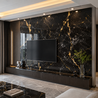 Panneau UV en PVC, feuille de marbre UV, panneau en plastique résistant à l'humidité et à l'eau, feuille de marbre UV pour la décoration murale