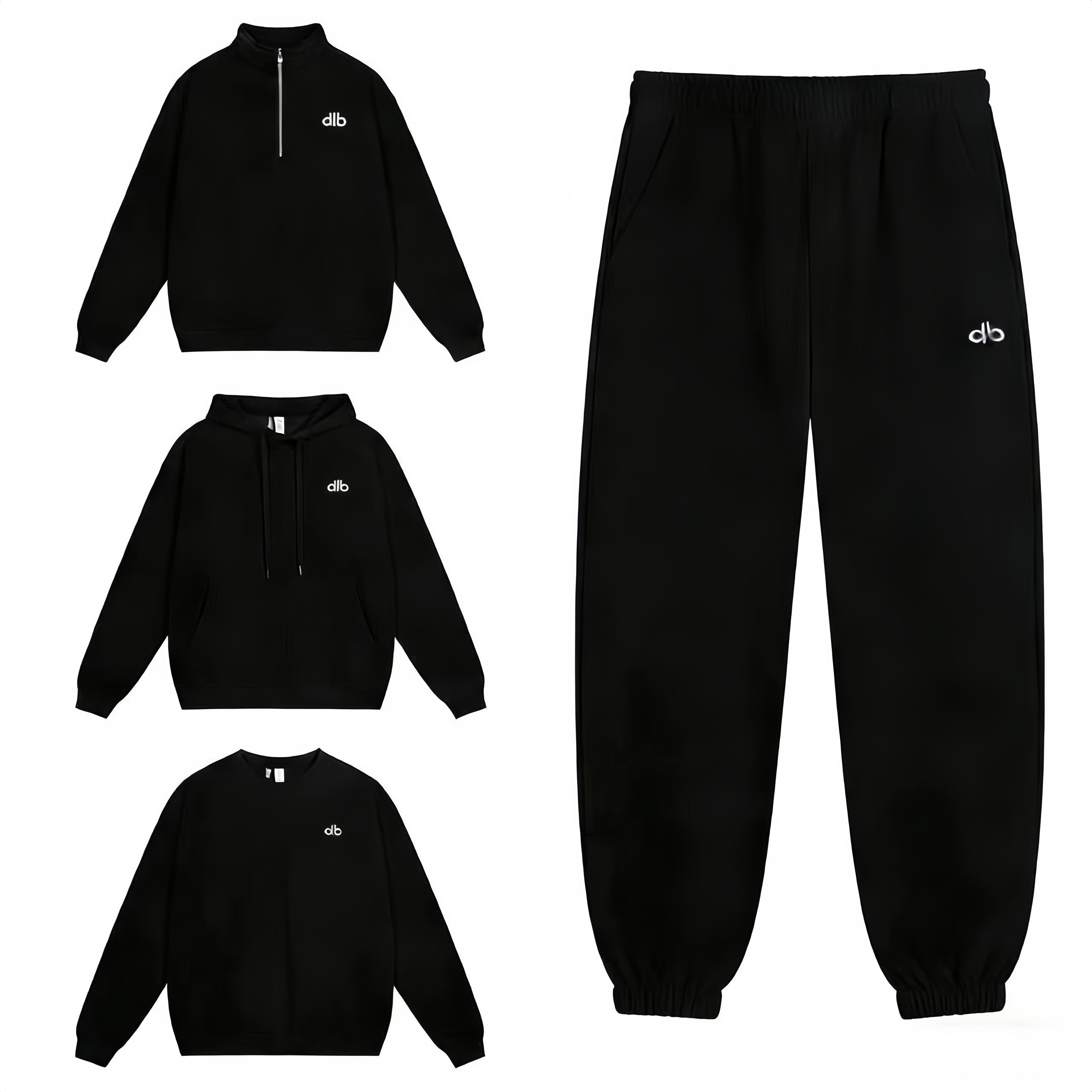 Black Turtleneck suit