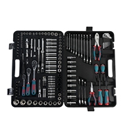 Ensemble d'outils de réparation automobile professionnel, boîte à outils en plastique polyvalente avec trempe secondaire pour divers scénarios de réparation automobile