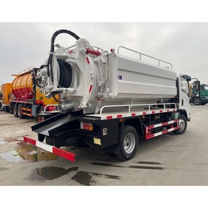 Camion d'aspiration des eaux usées ISUZU GIGA 4x2, camion-citerne à vide pour fosses septiques, camion de nettoyage des boues fécales de 10 m³ à vendre - Product Image 6