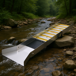 Caja de Prospección Plegable de Aleación de Aluminio de 50 Pulgadas, Equipo de Prospección de Oro con Musgo Minero, Herramienta Portátil para Ríos - Product Image 2